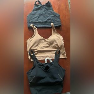 Lululemon size 12 LOT of 3 - limited edition Align tank, sports bra .  Crop